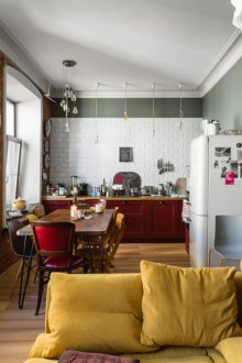 Stüdyo daire 40 metrekare mobilya yerleştirme