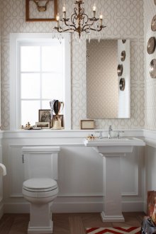 Klasik panellerle tuvalet onarımı