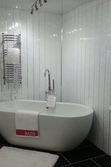 Gümüş panelli tuvalet tamiri