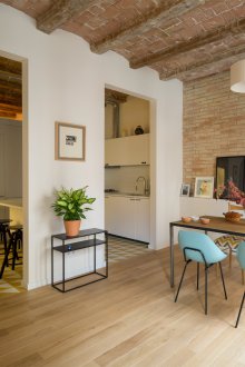 Industrial style interior wall