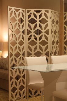 Interior partition in the interior