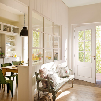 Country style interior wall
