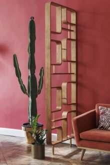 Glued interior partition
