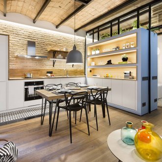 Interior partition furniture