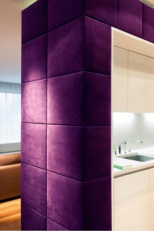 The interior partition is soft