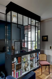 The interior wall is unusual