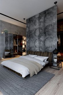Interior partition gray
