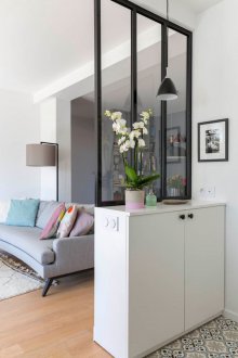 Interior partition in the studio