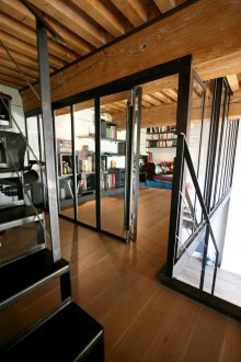 Interior partition in a country house