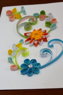 Crafts για τις 8 Μαρτίου ασυνήθιστο quilling