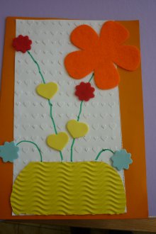 Crafts για 8 Μαρτίου ογκώδη