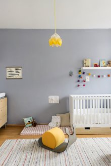 Die Aufteilung des Kindergartens im modernen Stil