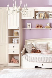 Layout eines Kinderzimmers Provence