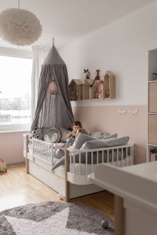 Die Aufteilung des Kinderzimmers Retro