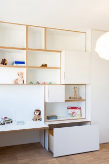 Layout eines modernen Kinderzimmers
