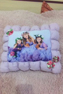 Fotoğraf ile 8 Mart do-it-yourself yastık için hediyeler