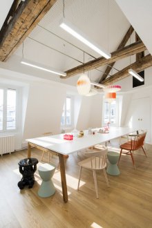 Design kitchen living room 18 sq m