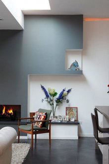 Kitchen design living room painting