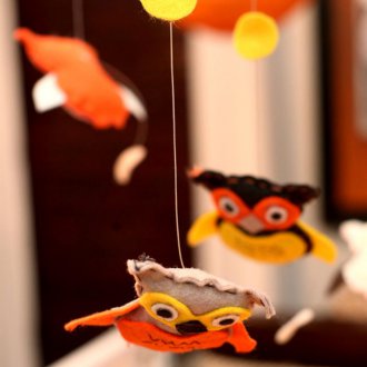 Decor for children from felt