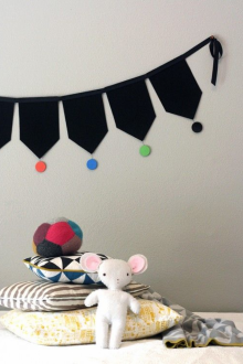 Decor for children with flags