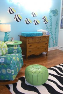 Nautical-style kids room wall decor