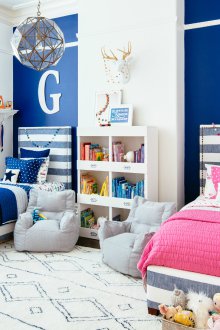Decor for children room for heterosexual children