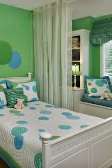 Decor kids room green