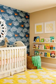 Decor of a children's room with a mirror