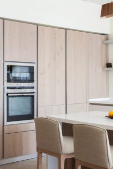 Japanese-style kitchen in a studio apartment
