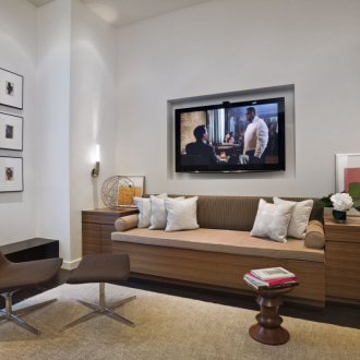 Styles of one-room apartments design