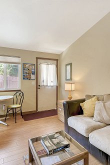Studio apartment in beige style