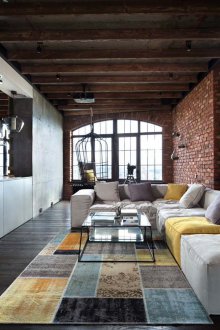 Industrial-style loft apartment