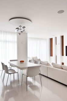 Minimalism style one-room apartment