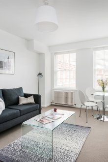 Minimalist studio apartment