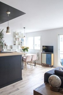 One-room apartment in a modern style
