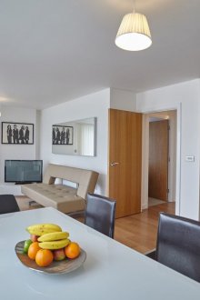 Studio apartment in a modern style