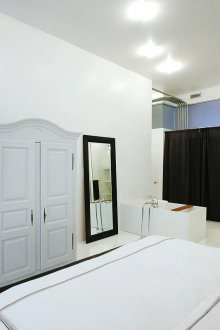 Styles of one-room apartments with open space