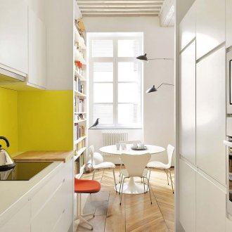 Styles of one-room apartments redevelopment
