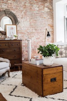 One bedroom apartment with Provence style living room