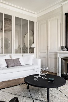 Monochrome Provence style apartment