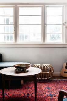 Studio apartment in Scandinavian style