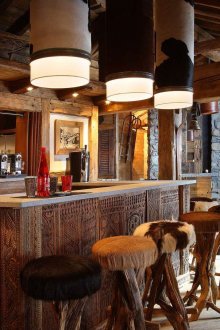 Kitchenette de style chalet