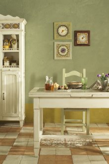 Cuisine simple de style italien rustique
